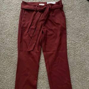 NWT Loft Dark Red Pants